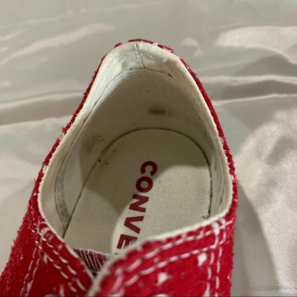 Converse Unisex Chuck Taylor All Star Ox 160517F Red Running Shoes Size M6 W 8 - Picture 6 of 9